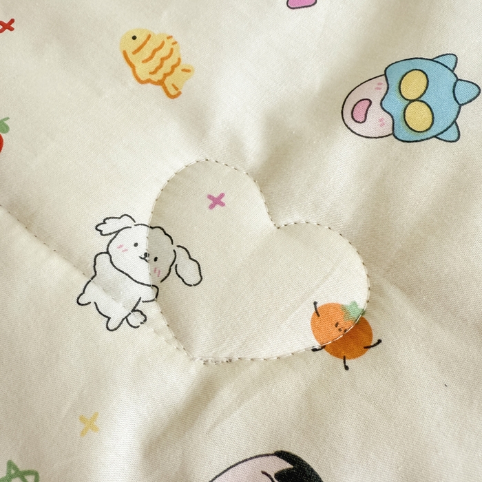 91家纺网 家纺一手货源 找家纺 宜梦家居 2025新款全棉纯棉豆豆被被子被芯 BT-新新一家