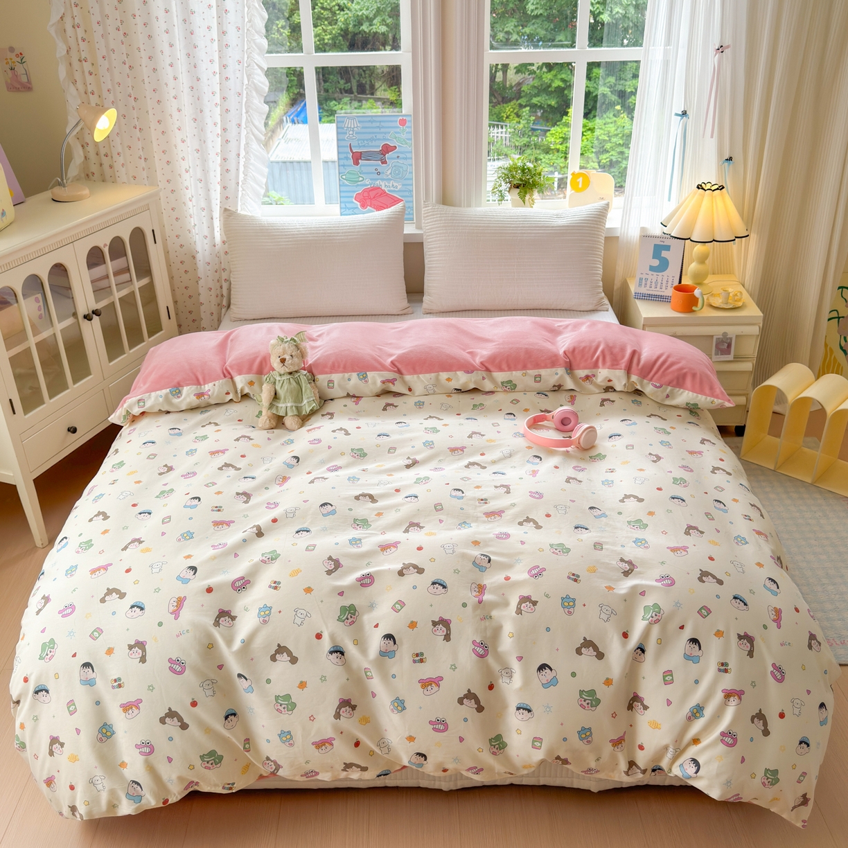 91家纺网 家纺一手货源 找家纺 清雅福 2025新款秋冬新品全棉印花棉加绒单被套单品被套被套单件 棉绒-新新一家