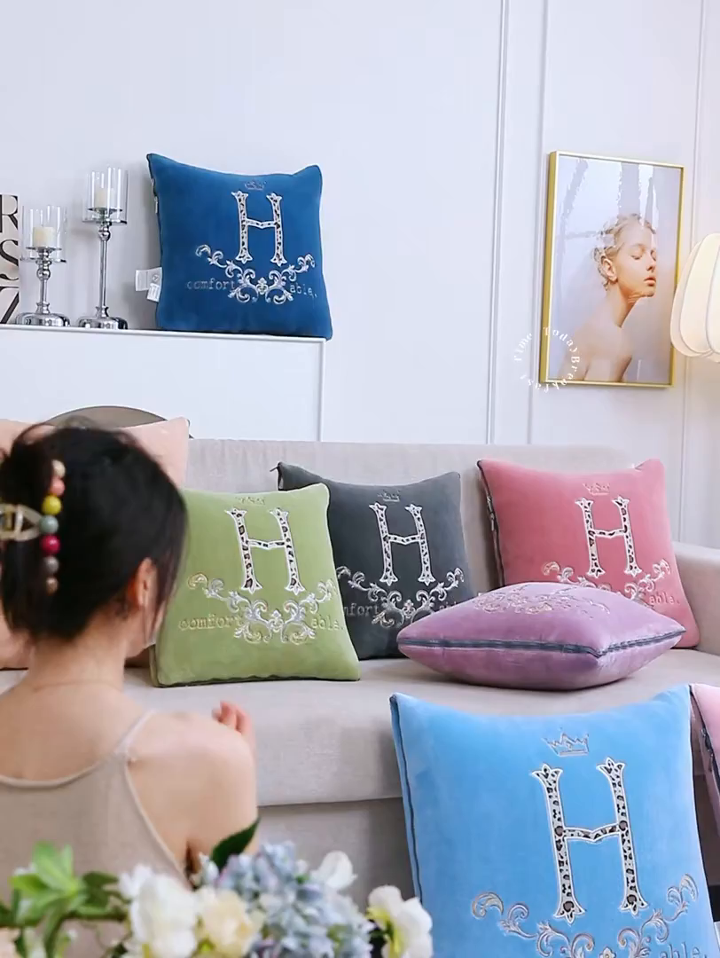 91家纺网 家纺一手货源 找家纺 （总）照世家纺 2025新款牛奶绒简约复古款抱枕被