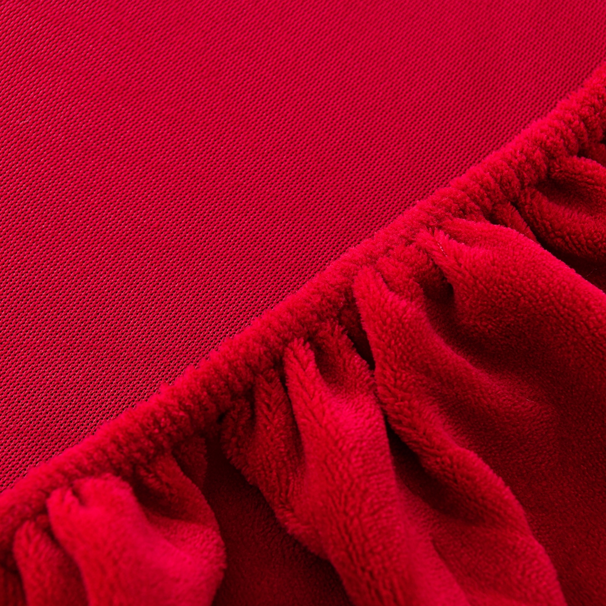 91家纺网 家纺一手货源 找家纺 推推家纺 2025新款雕花加厚牛奶绒床笠 枫叶偏偏-酒红