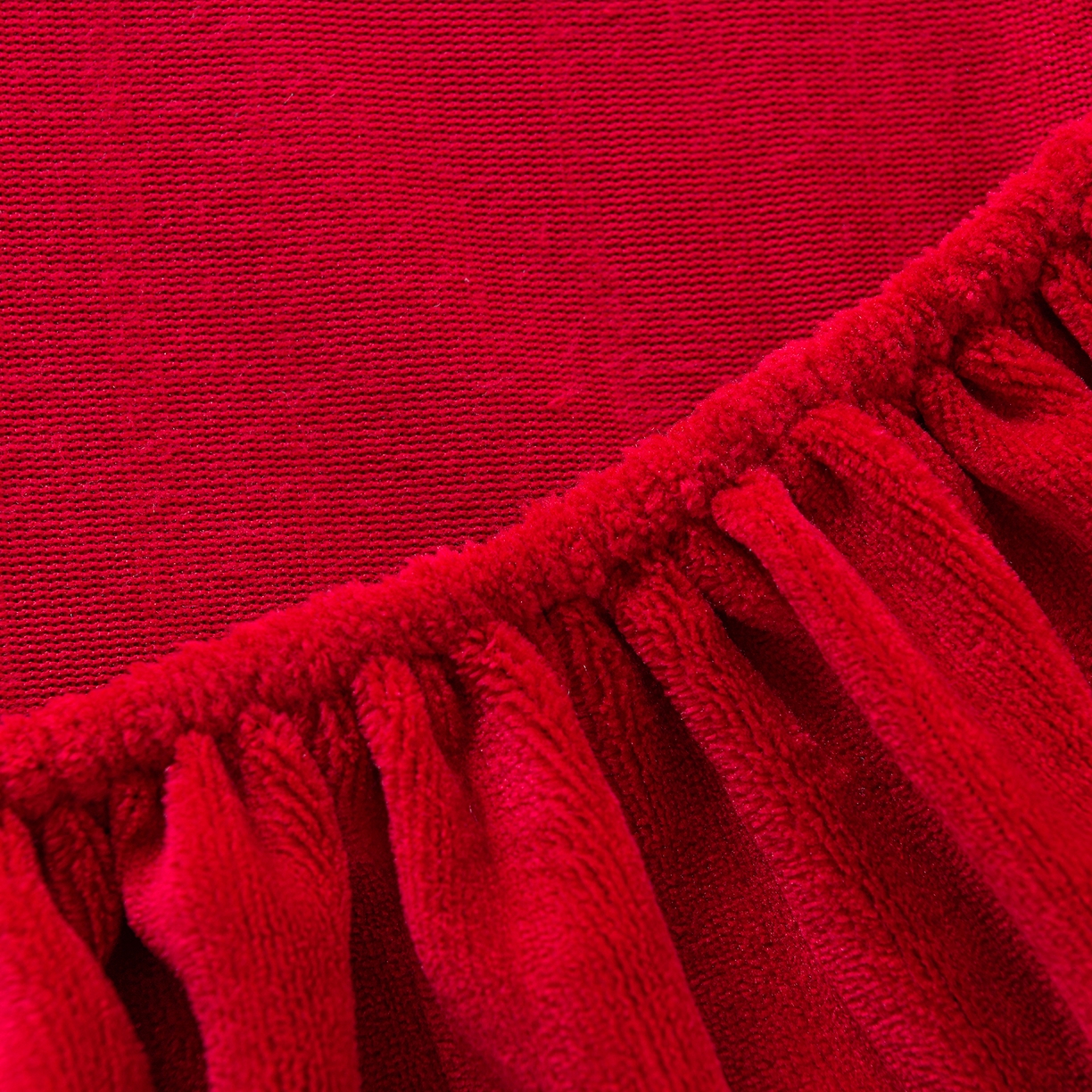 91家纺网 家纺一手货源 找家纺 推推家纺 2025新款雕花加厚牛奶绒床笠 条纹时代-酒红