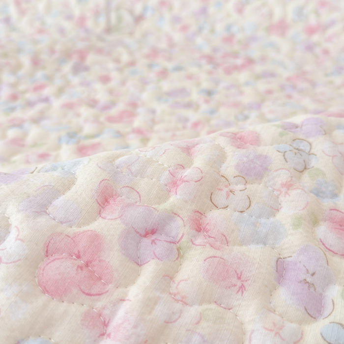 91家纺网 家纺一手货源 找家纺 999家纺 2025秋冬新款A类云感原麻双层纱床盖三件套四季通用炕盖夹棉床单床褥(提供买家秀) 蝶恋花【花边款】