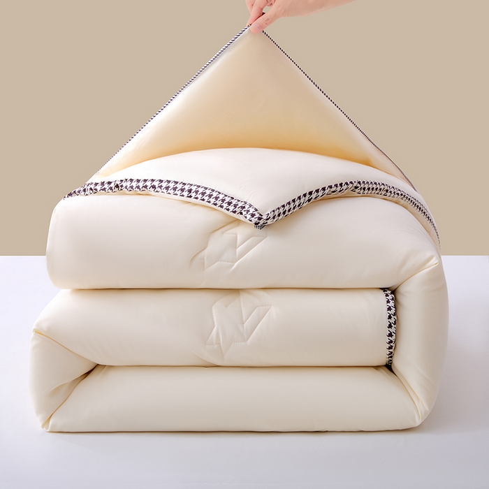 （总）VIP被业 2025新款千鸟格大豆子母被二合一四季被被子被芯