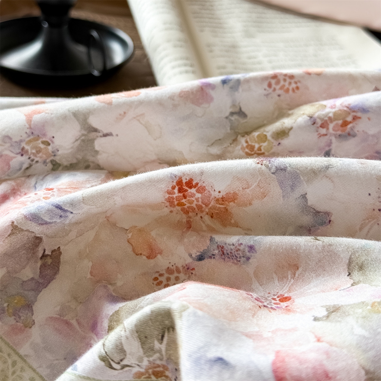 91家纺网 家纺一手货源 找家纺 （总）朵希曼 2025新款全棉纯棉大版陶瓷磨毛四件套