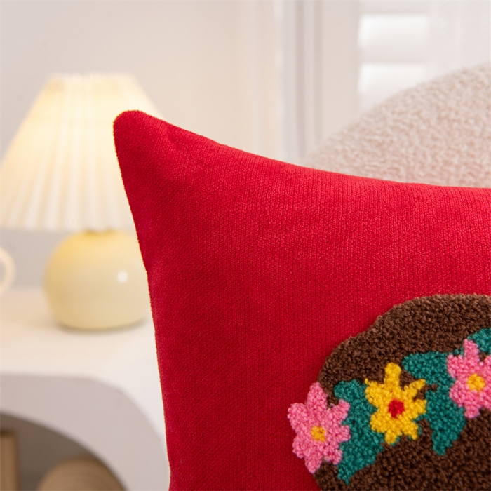 91家纺网 家纺一手货源 找家纺 （总）仁宇枕业 2025新款新品雪尼尔印花婚庆喜庆福喜新娘新郎抱枕靠枕靠垫腰枕头枕芯