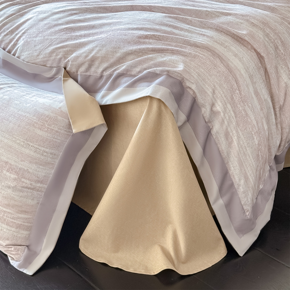 91家纺网 家纺一手货源 找家纺 朵希曼 2026新款全棉纯棉大版陶瓷磨毛四件套 奥里斯