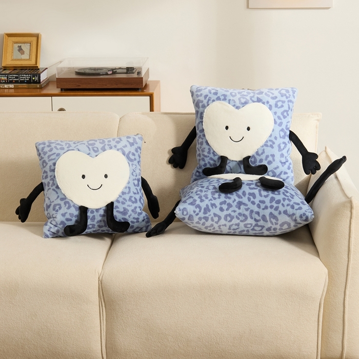 91家纺网 家纺一手货源 找家纺 （总）多米家居 2025新款牛奶绒请开心抱枕被-Jellylove系列