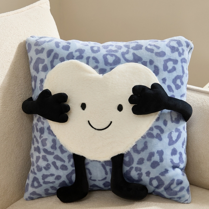 91家纺网 家纺一手货源 找家纺 （总）多米家居 2025新款牛奶绒请开心抱枕被-Jellylove系列