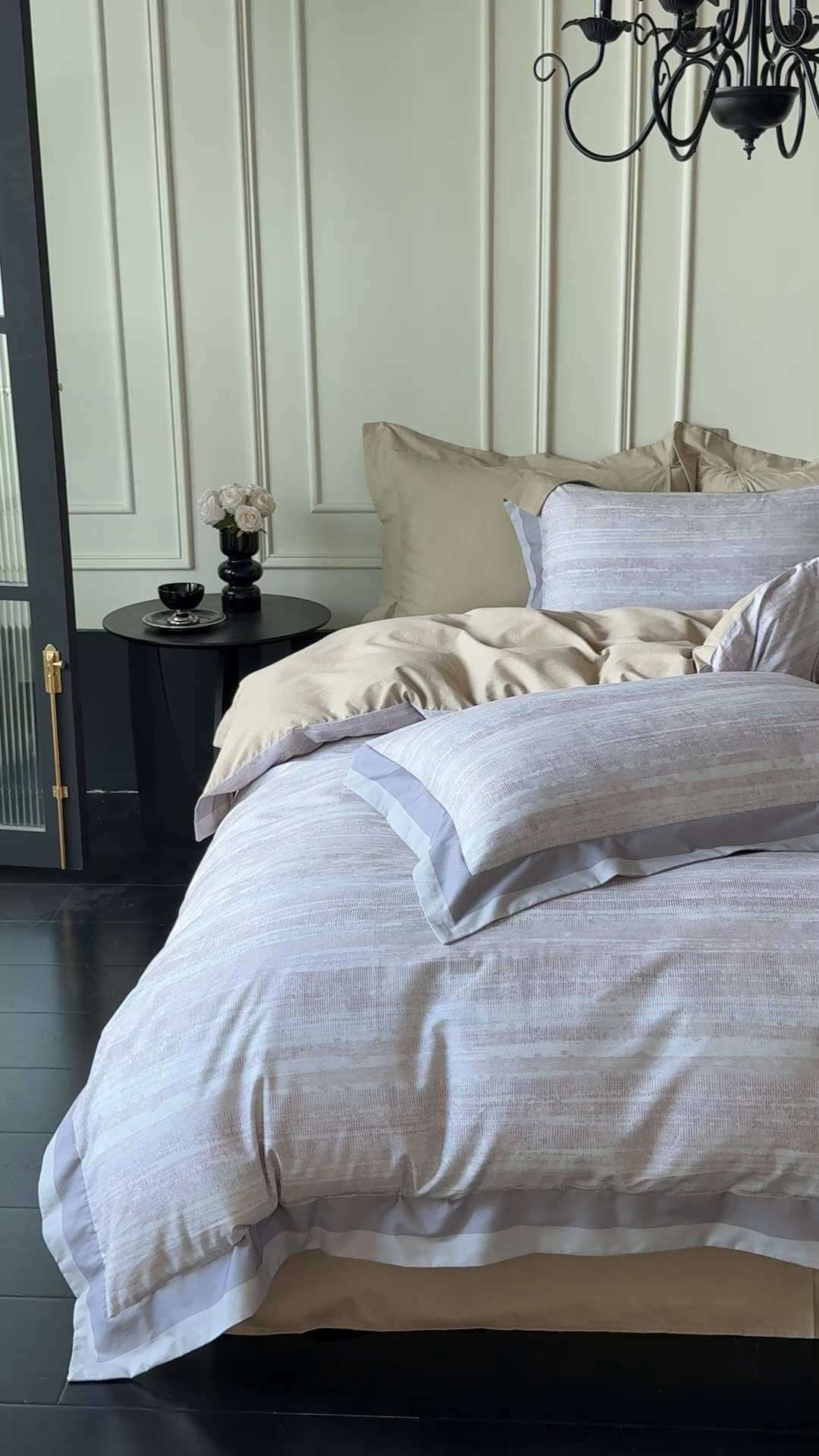 91家纺网 家纺一手货源 找家纺 朵希曼 2026新款全棉纯棉大版陶瓷磨毛四件套 奥里斯