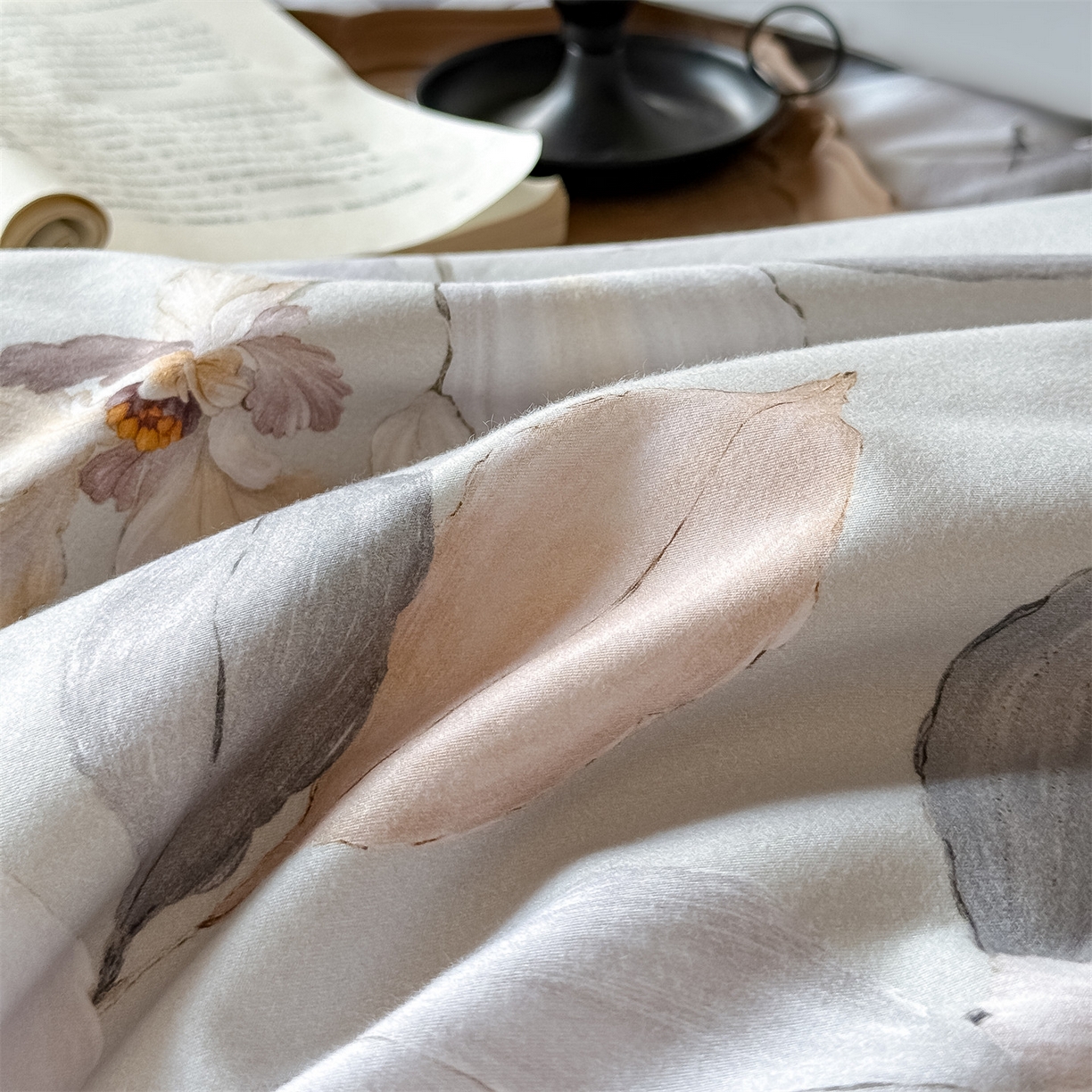 91家纺网 家纺一手货源 找家纺 朵希曼 2026新款全棉纯棉大版陶瓷磨毛四件套 多彩晴空