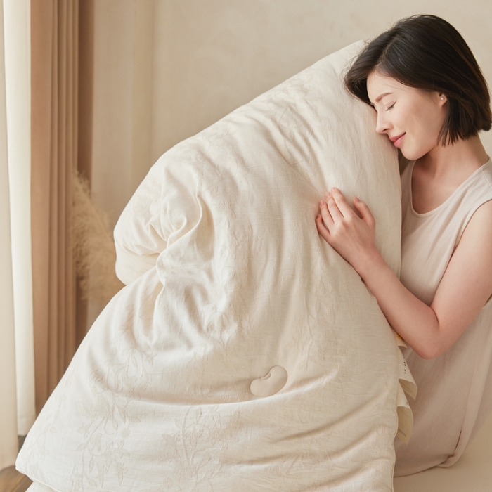 91家纺网 家纺一手货源 找家纺 （总）纪梵茜 2025提花李官奇大豆纤维被 A类棉麻大豆被子亚麻大豆被芯全棉加厚冬被