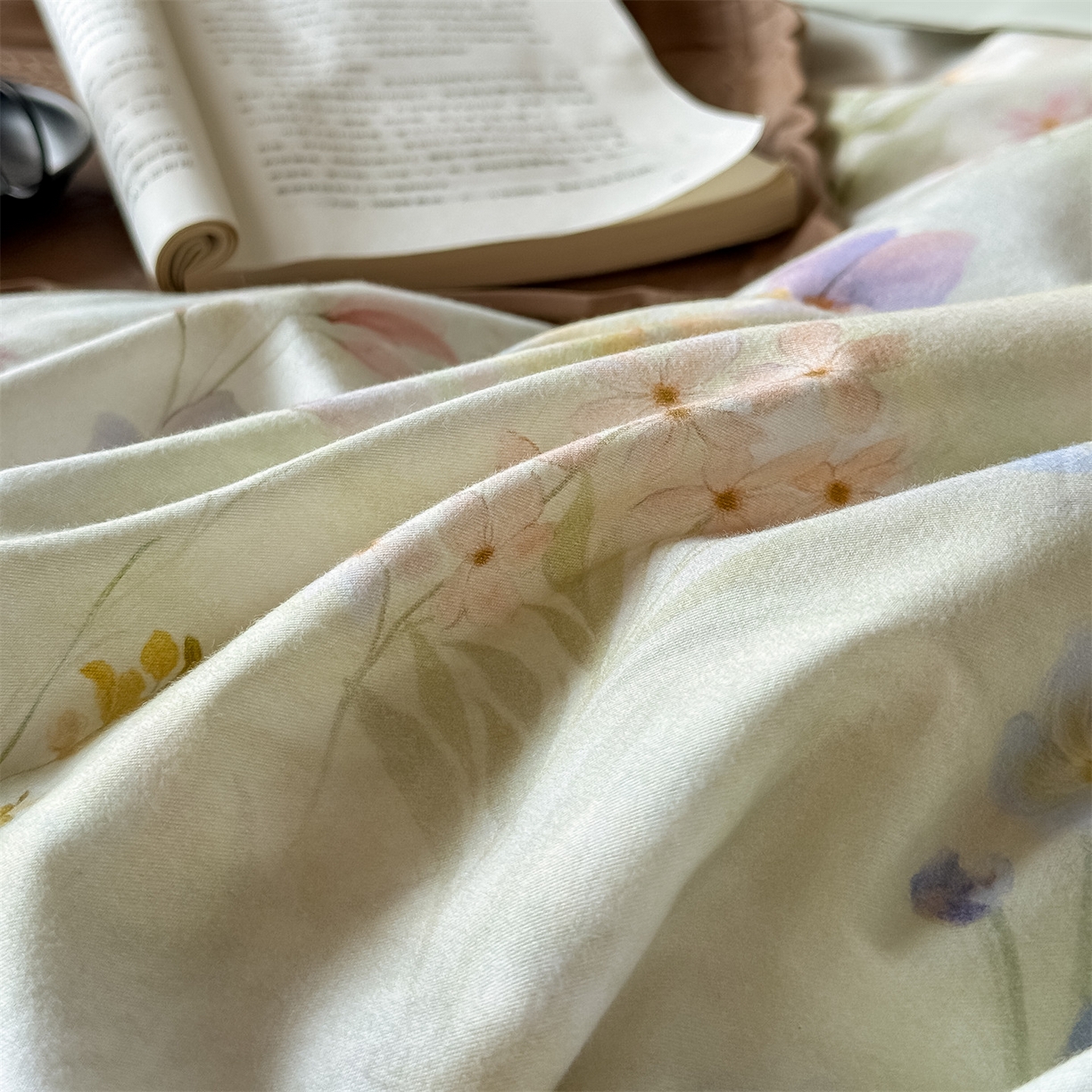 91家纺网 家纺一手货源 找家纺 朵希曼 2026新款全棉纯棉大版陶瓷磨毛四件套 林夕