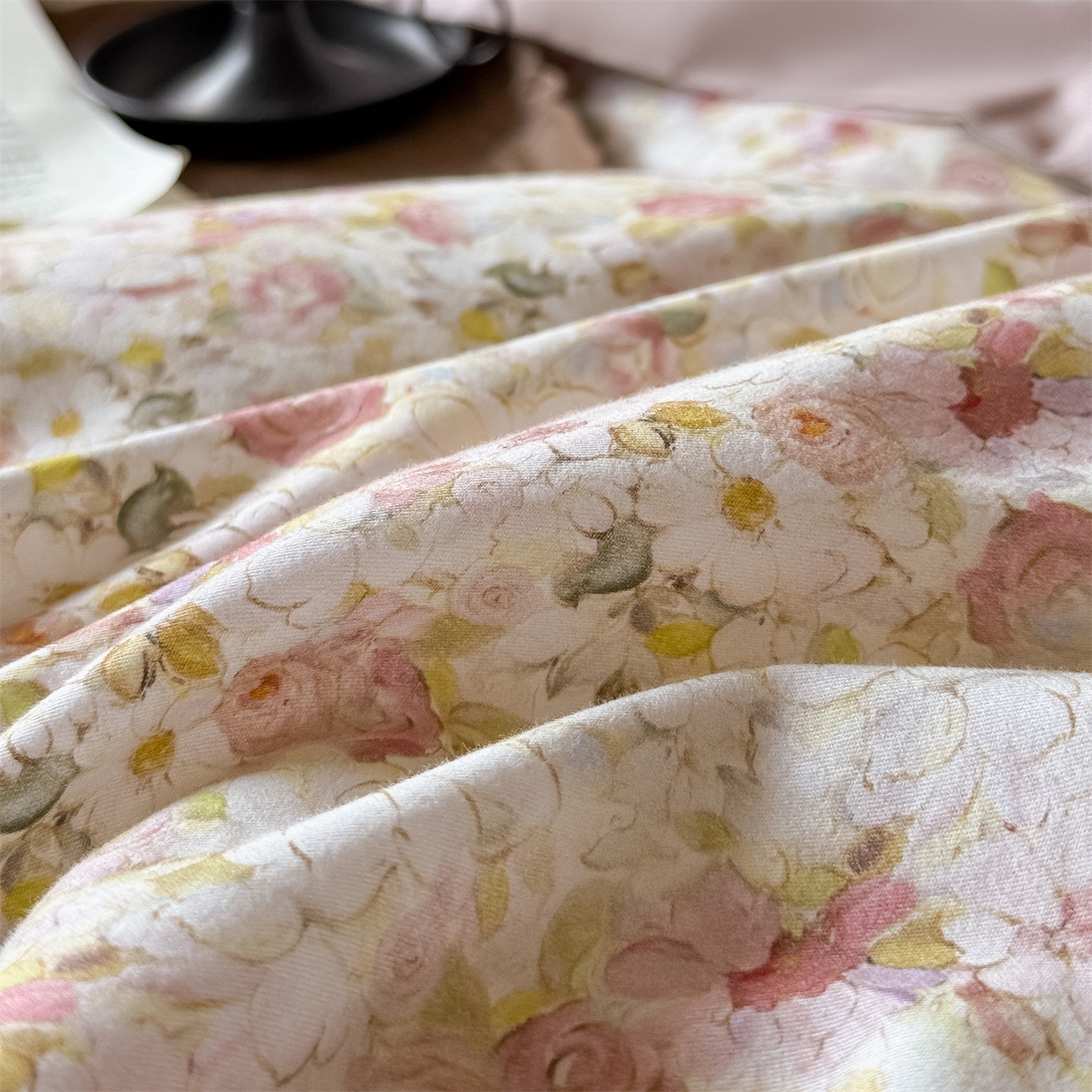 91家纺网 家纺一手货源 找家纺 朵希曼 2026新款全棉纯棉大版陶瓷磨毛四件套 暖阳