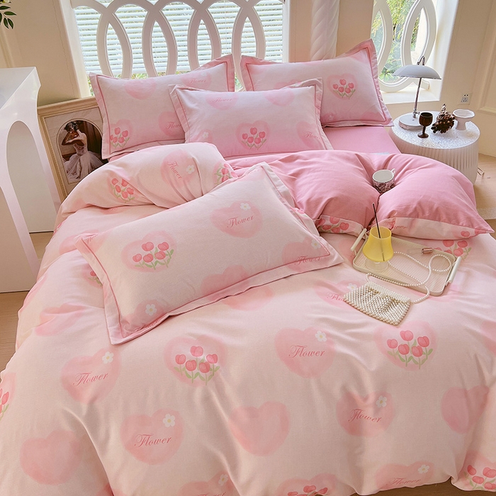 91家纺网 家纺一手货源 找家纺 梧桐树 2025新款轻奢新疆棉加厚磨毛四件套 漫妮