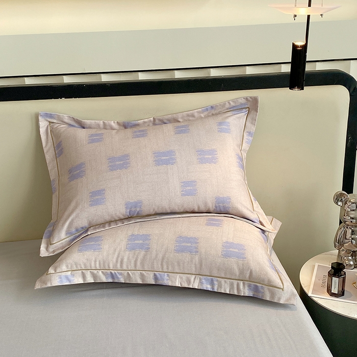 91家纺网 家纺一手货源 找家纺 梧桐树 2025新款轻奢新疆棉加厚磨毛四件套 清欢