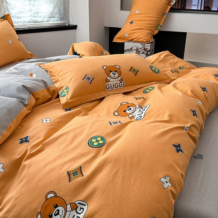 91家纺网 家纺一手货源 找家纺 梧桐树 2025新款轻奢新疆棉加厚磨毛四件套 威廉