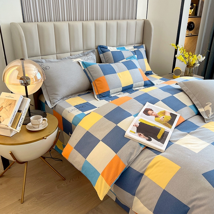 91家纺网 家纺一手货源 找家纺 梧桐树 2025新款轻奢新疆棉加厚磨毛四件套 乐享生活