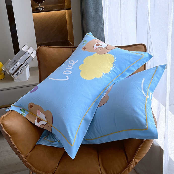 91家纺网 家纺一手货源 找家纺 梧桐树 2025新款轻奢新疆棉加厚磨毛四件套 趣萌