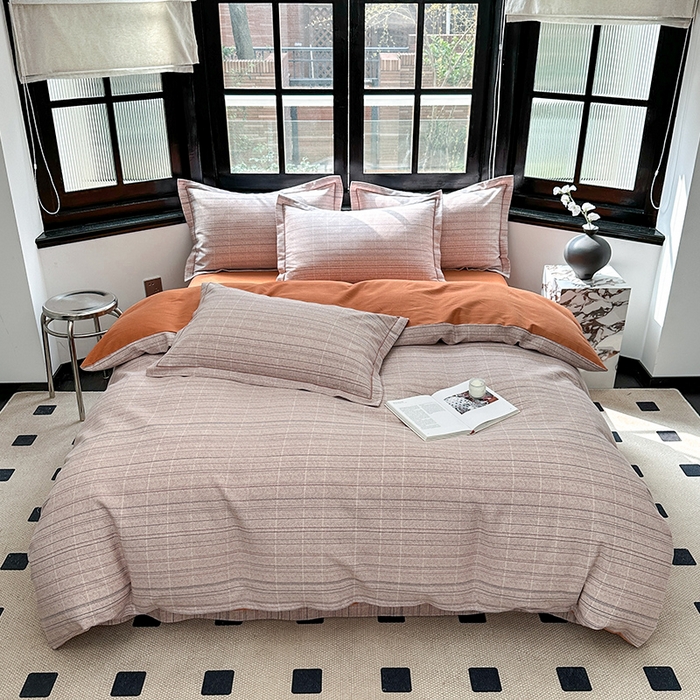 梧桐树 2025新款轻奢新疆棉加厚磨毛四件套 海伦