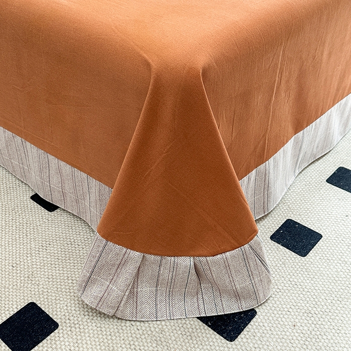 91家纺网 家纺一手货源 找家纺 梧桐树 2025新款轻奢新疆棉加厚磨毛四件套 海伦