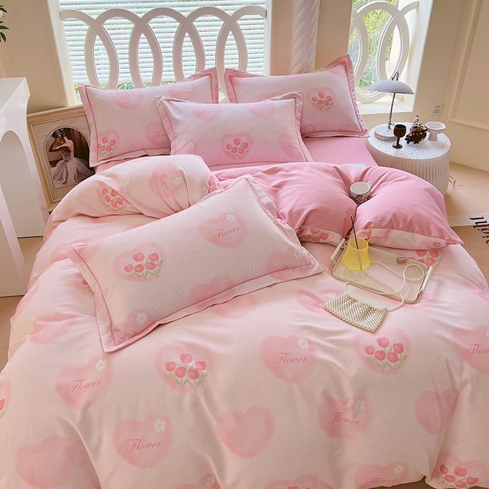 91家纺网 家纺一手货源 找家纺 梧桐树 2025新款轻奢新疆棉加厚磨毛四件套 漫妮