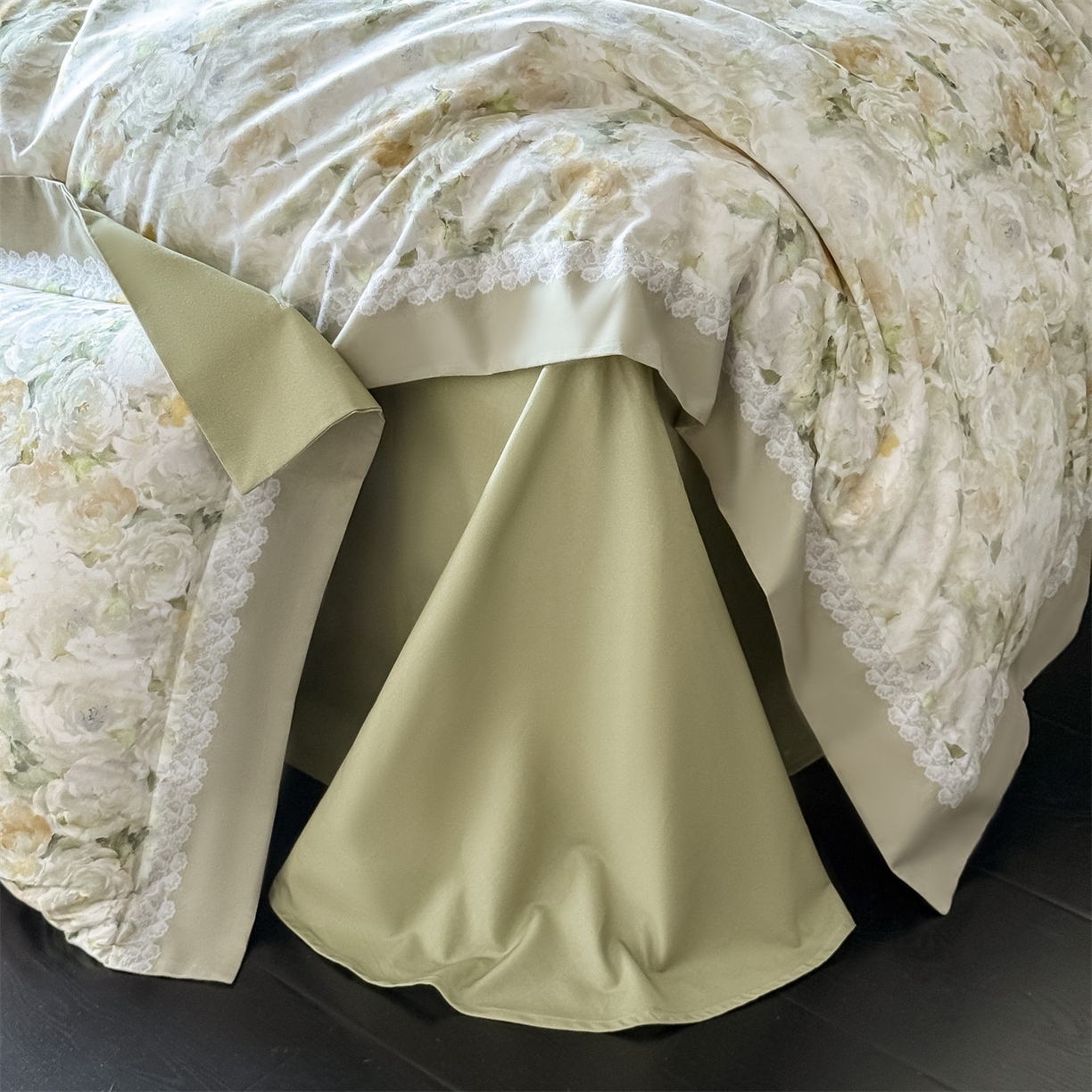 91家纺网 家纺一手货源 找家纺 朵希曼 2026新款全棉纯棉大版陶瓷磨毛四件套 伊芙