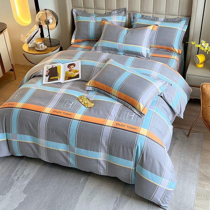 91家纺网 家纺一手货源 找家纺 梧桐树 2025新款轻奢新疆棉加厚磨毛四件套 瑞丽