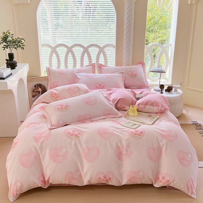 梧桐树 2025新款轻奢新疆棉加厚磨毛四件套 漫妮