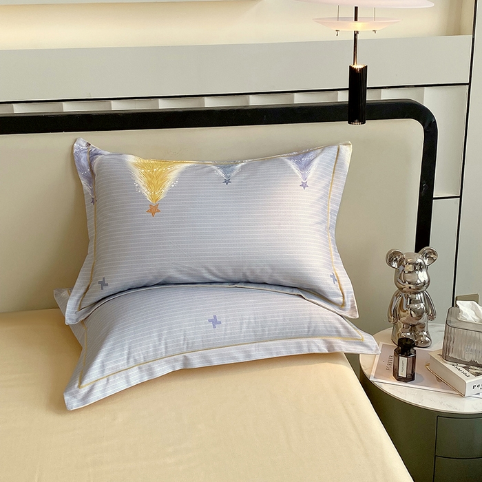 91家纺网 家纺一手货源 找家纺 梧桐树 2025新款轻奢新疆棉加厚磨毛四件套 林间小路