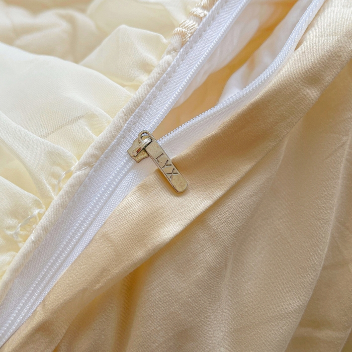 91家纺网 家纺一手货源 找家纺 罗艺轩 2025新款全棉蕾丝刺绣单床裙-小香玫瑰 小香玫瑰-香槟