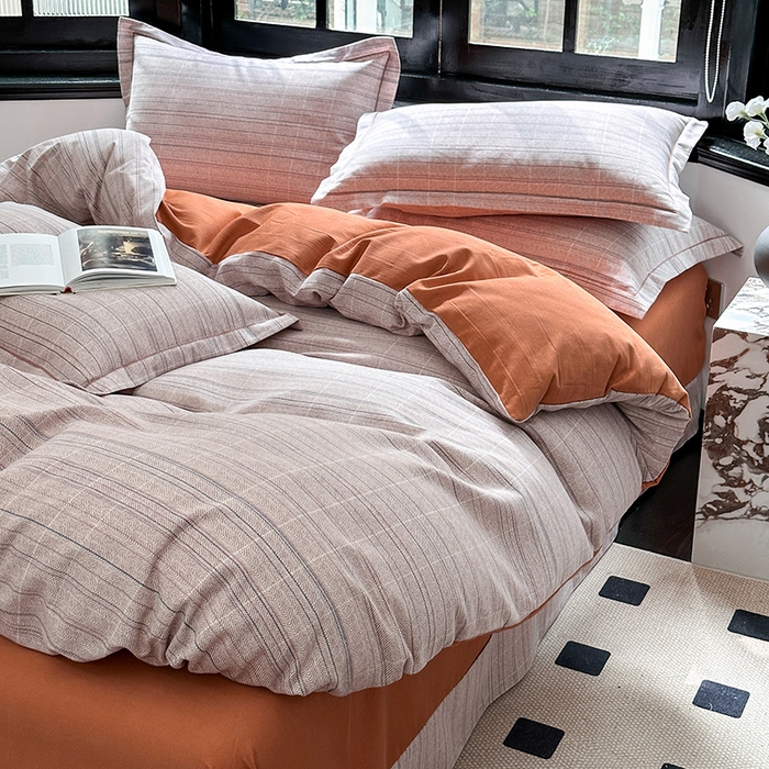 91家纺网 家纺一手货源 找家纺 梧桐树 2025新款轻奢新疆棉加厚磨毛四件套 海伦