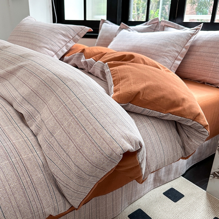 91家纺网 家纺一手货源 找家纺 梧桐树 2025新款轻奢新疆棉加厚磨毛四件套 海伦