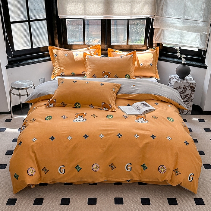 梧桐树 2025新款轻奢新疆棉加厚磨毛四件套 威廉