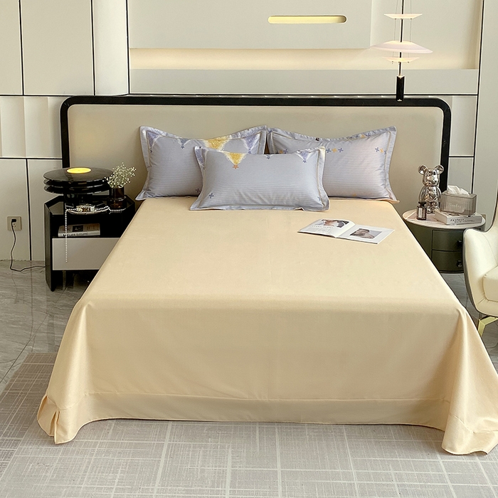 91家纺网 家纺一手货源 找家纺 梧桐树 2025新款轻奢新疆棉加厚磨毛四件套 林间小路