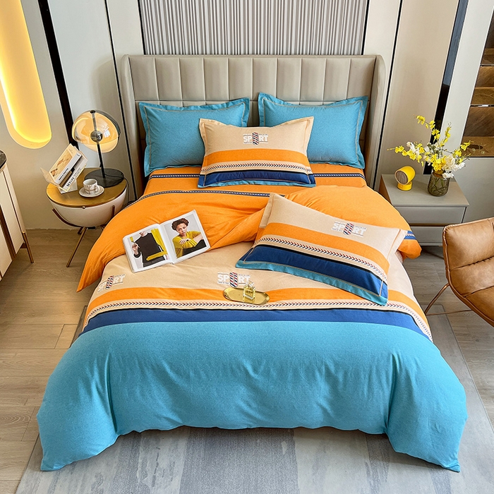 梧桐树 2025新款轻奢新疆棉加厚磨毛四件套 梦想巴黎