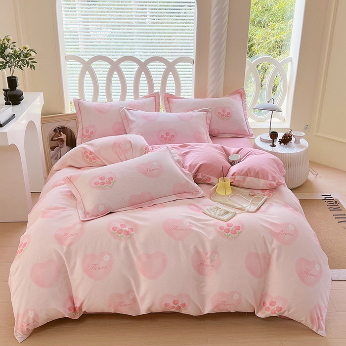 91家纺网 家纺一手货源 找家纺 梧桐树 2025新款轻奢新疆棉加厚磨毛四件套 漫妮