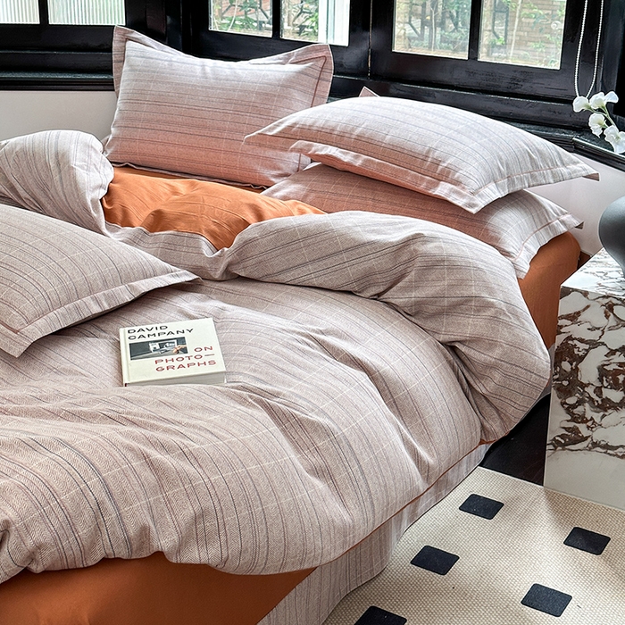 91家纺网 家纺一手货源 找家纺 梧桐树 2025新款轻奢新疆棉加厚磨毛四件套 海伦