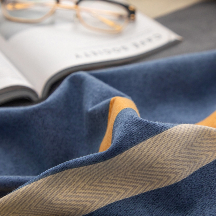 91家纺网 家纺一手货源 找家纺 梧桐树 2025新款轻奢新疆棉加厚磨毛四件套 莫奈