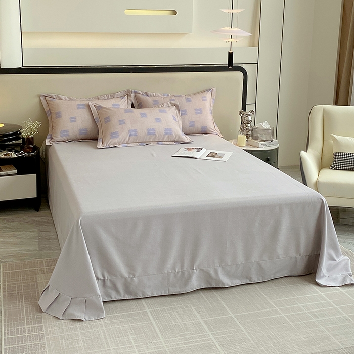 91家纺网 家纺一手货源 找家纺 梧桐树 2025新款轻奢新疆棉加厚磨毛四件套 清欢