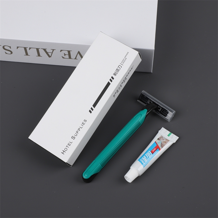 91家纺网 家纺一手货源 找家纺 安力森/诚臻酒店用品 植物语卡盒系列--黑白卡盒 黑白卡剃须刀-1000/箱 黑白卡盒