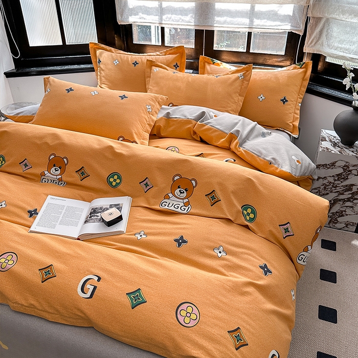 91家纺网 家纺一手货源 找家纺 梧桐树 2025新款轻奢新疆棉加厚磨毛四件套 威廉