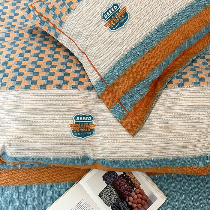 91家纺网 家纺一手货源 找家纺 梧桐树 2025新款轻奢新疆棉加厚磨毛四件套 朗逸