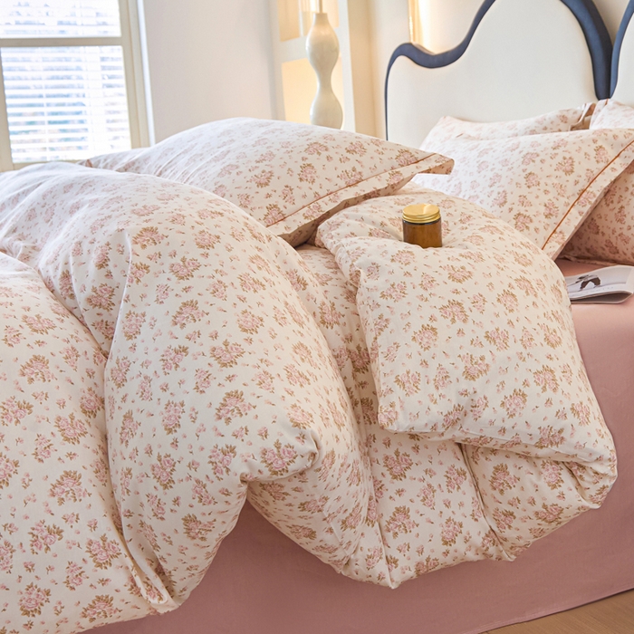 金泰莱 2025新款全棉纯棉小清新工艺款四件套 甜心派