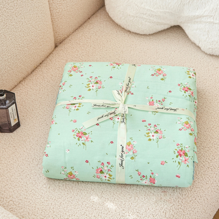 91家纺网 家纺一手货源 找家纺 （总）棉乐町家居 2025新款全棉纯棉小清新工艺款四件套