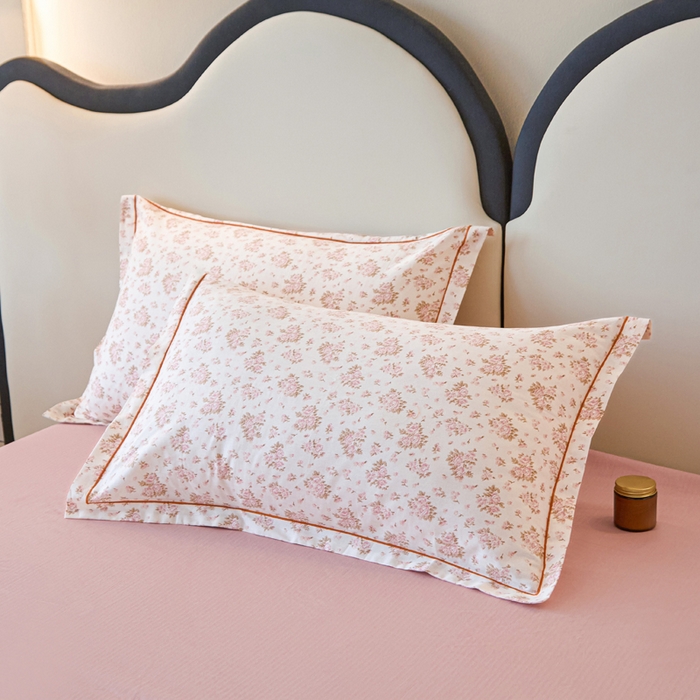 91家纺网 家纺一手货源 找家纺 棉乐町家居 2025新款全棉纯棉小清新工艺款四件套 甜心派