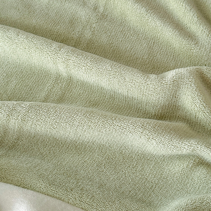 91家纺网 家纺一手货源 找家纺 爱洛 2025新款牛奶绒四件套牛奶绒刺绣四件套纯色牛奶绒四件套 山茶花-果绿