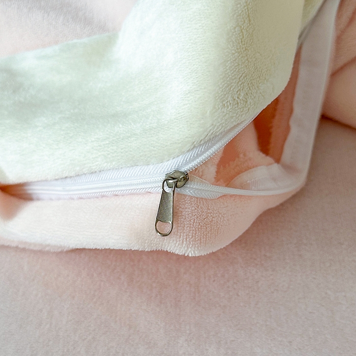 91家纺网 家纺一手货源 找家纺 爱洛 2025新款牛奶绒四件套牛奶绒刺绣四件套纯色牛奶绒四件套 山茶花-奶油粉