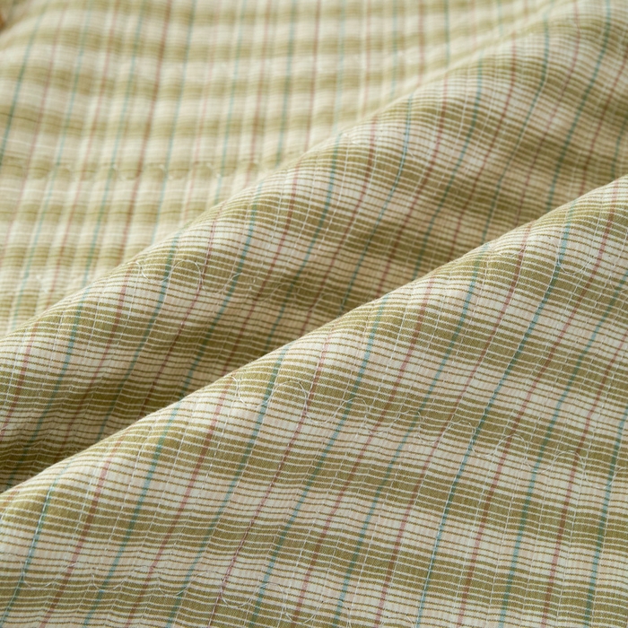 91家纺网 家纺一手货源 找家纺 沐纯家居 2025新款A类全棉纯棉色织水洗棉加婴儿绒双面可用床笠-暖绒系列 暖绒-柠檬绿