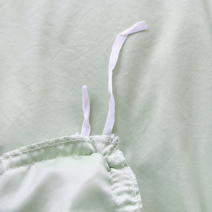 91家纺网 家纺一手货源 找家纺 （总）青泽家纺 2025新款母婴级ins风韩版绣花荷叶边水洗棉磨毛四件套