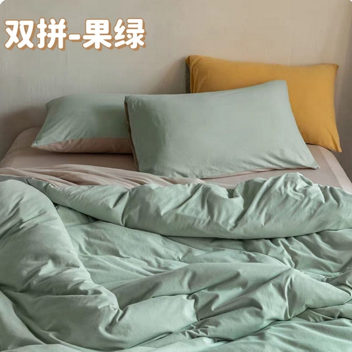 91家纺网 家纺一手货源 找家纺 （总）梦可莱家居 2025春夏新品全棉针织棉纯色系列